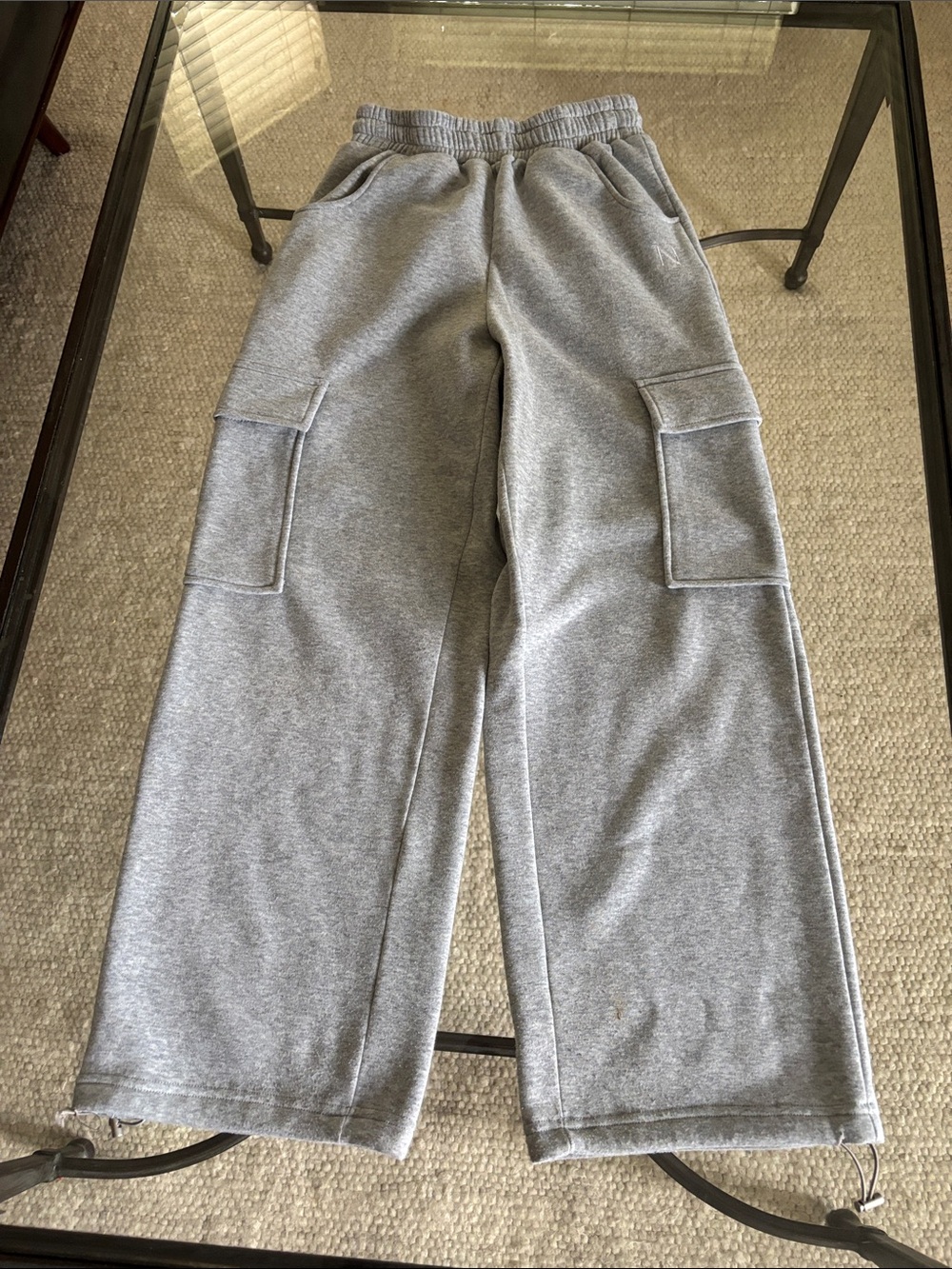 Daisy Gray Cargo Jogger Track Pants